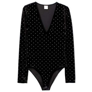 NWT V-Neck Long Sleeve Bodysuit